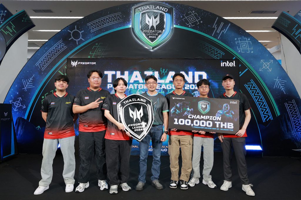    ทีม NKT คว้าตำแหน่งแชมป์ “Thailand Predator League 2024”  พร้อมตั๋วบินลัดฟ้าสู้ศึกที่ ฟิลิปปินส์ ร่วมชิง 15 ล้านบาท   