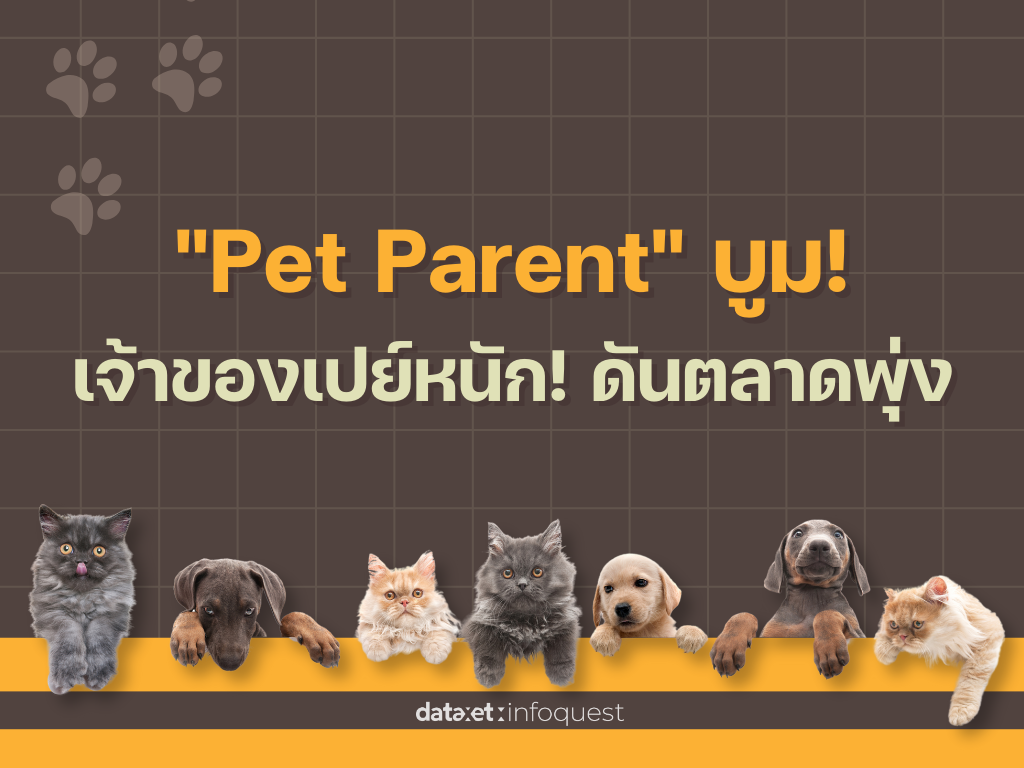 “Pet Parent” บูม!  เจ้าของเปย์หนัก! ดันตลาดสัตว์เลี้ยงพุ่ง